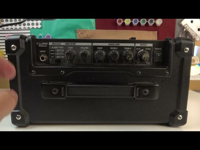 Video thumbnail for TURN ON/OFF - How to Turn ROLAND  CUBE-10GX ON or OFF? | Where is Power Supply Port?