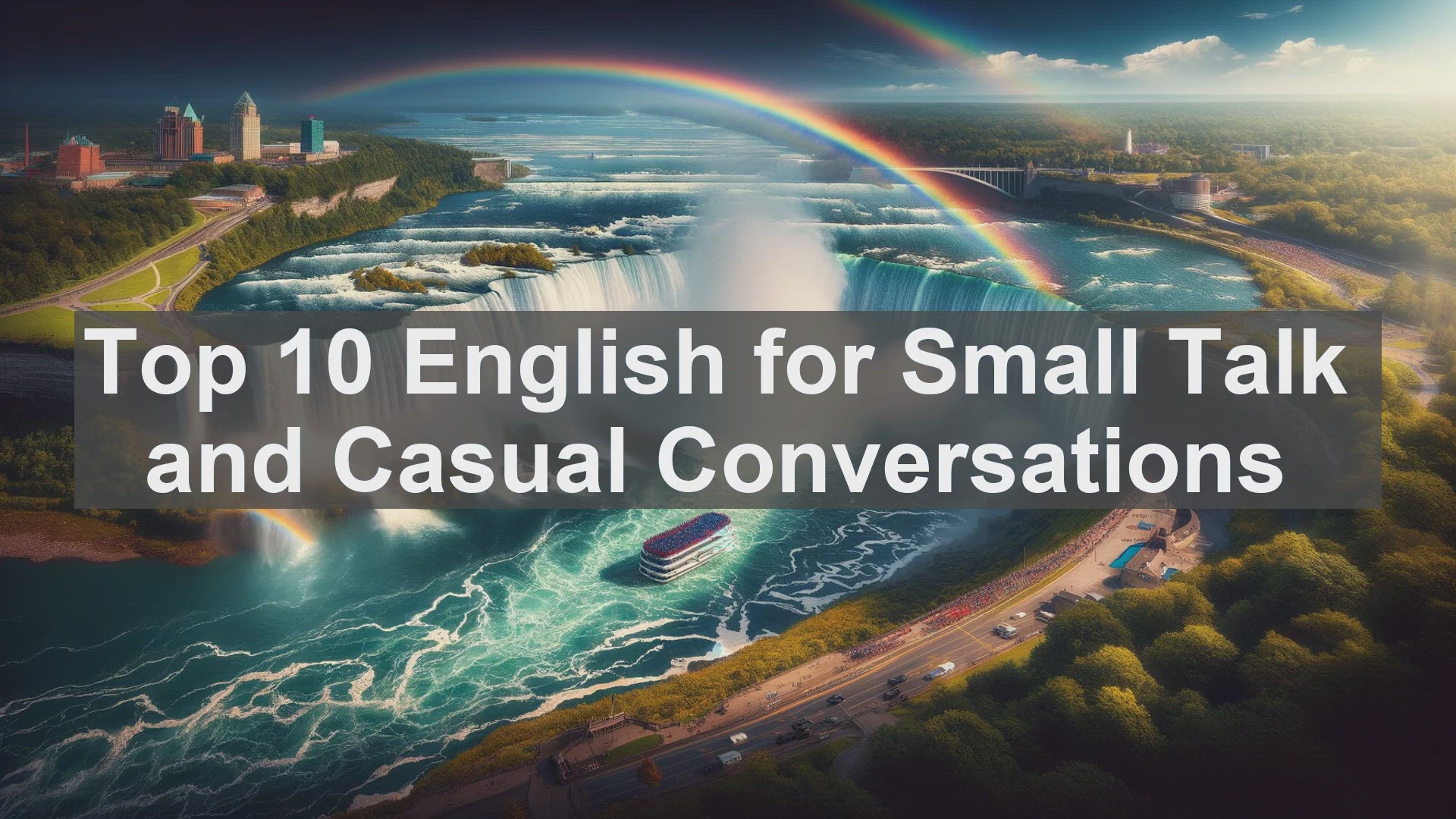 'Video thumbnail for Top 10 English for Small Talk and Casual Conversations'