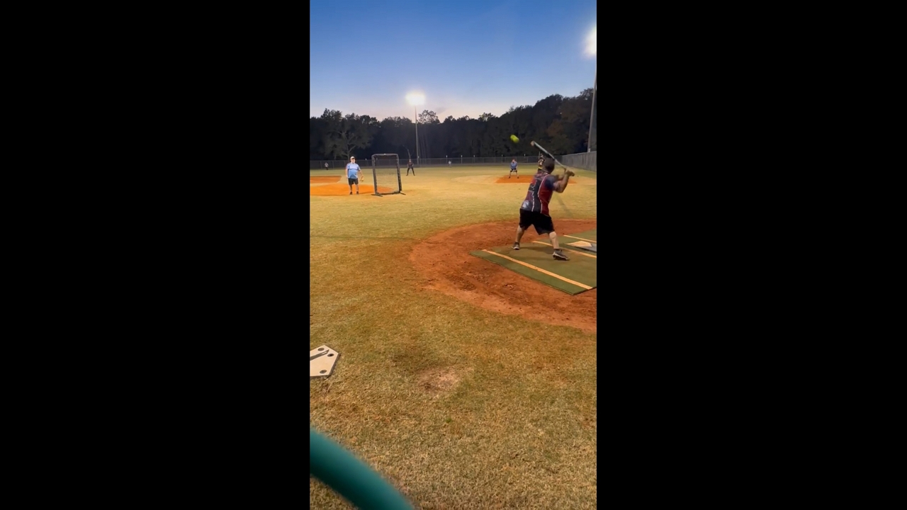 Video thumbnail for Softball Pitcher Gets Hit by Line Drive Seconds After Pitch