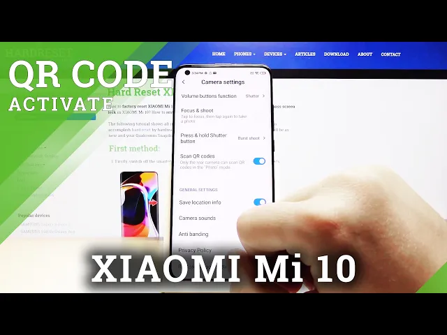 Video thumbnail for How to Scan QR Codes in XIAOMI Mi 10 – Use QR Scanner