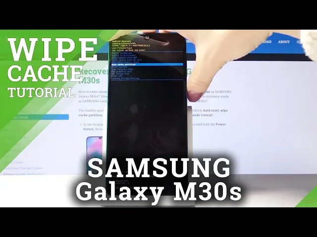 Video thumbnail for How to Wipe Cache Partition in SAMSUNG Galaxy M30s – Remove Cache Files