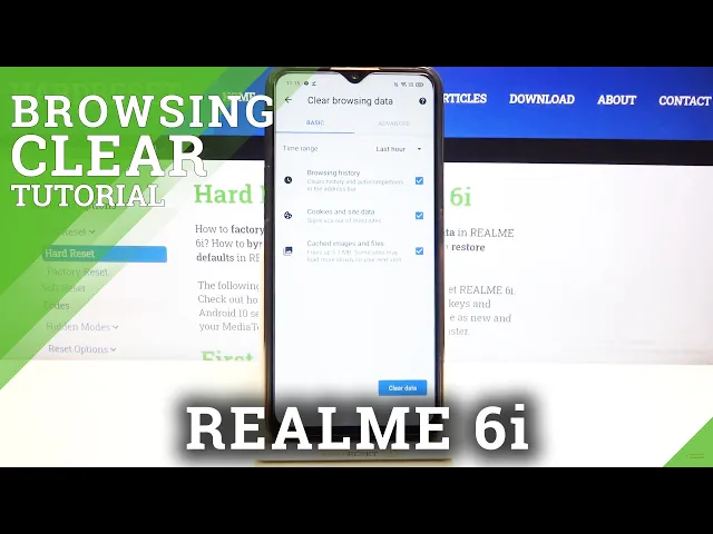 Video thumbnail for How to Clear Browsing Data in REALME 6i – Clear Browsing History