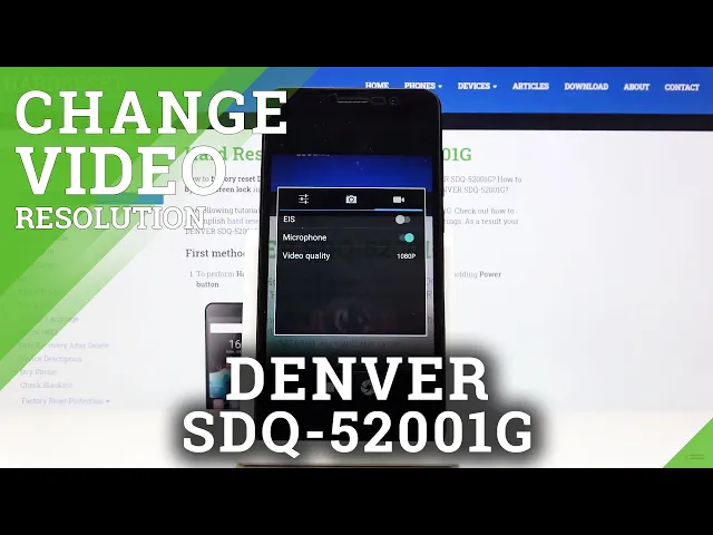 Video thumbnail for How to Change Video Quality in DENVER SDQ 52001G – Video Quality