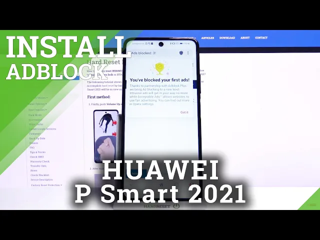 Video thumbnail for How to Block Ads with Opera Mini in HUAWEI P Smart 2021 – Use Ads Blockade
