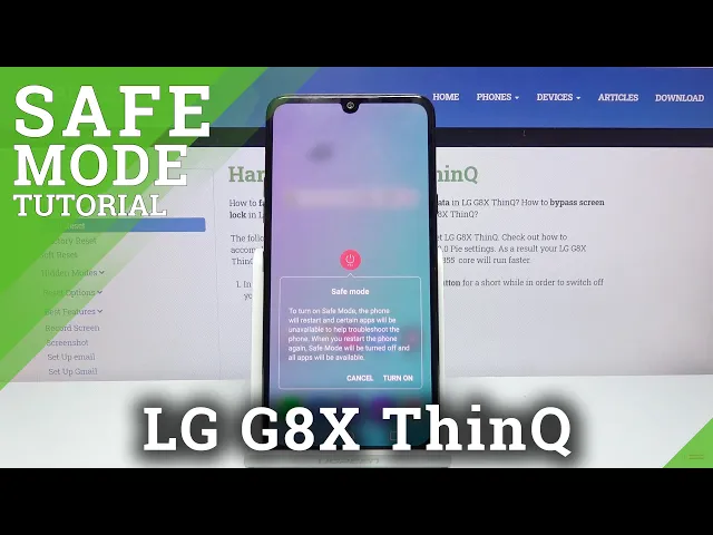 Video thumbnail for How to Quit Safe Mode on LG G8X ThinQ – Use Safe Mode