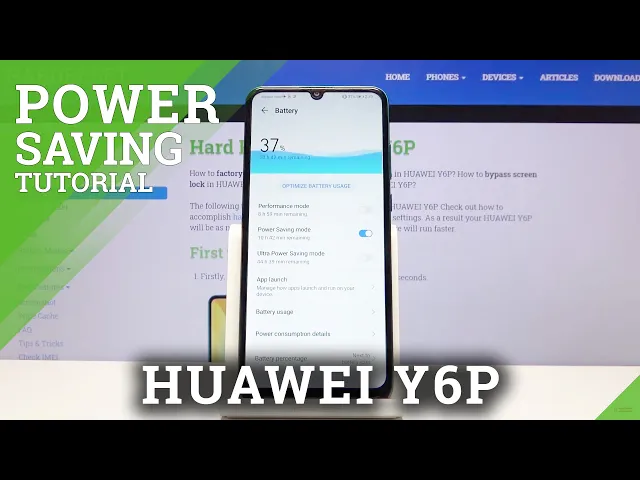 Video thumbnail for How to Activate Power Saving Mode in Huawei Y6P – Extend Battery Life