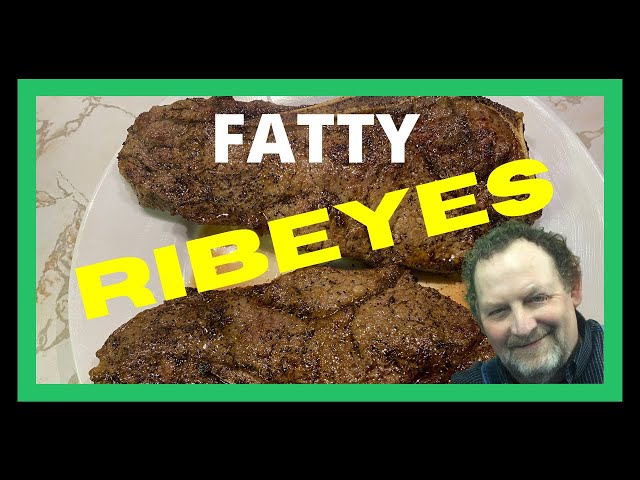 Video thumbnail for Fatty Ribeye Steak Cooked In A Cast Iron Skillet Using Uncle Steve's Shake