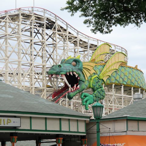 Video thumbnail for Dragon Coaster damaged in apparent electrical fire at Rye Playland