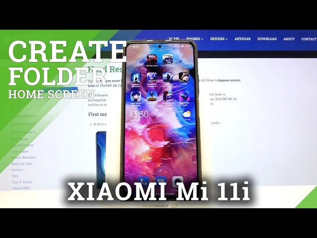 Video thumbnail for How to Create Folder on Home Screen in XIAOMI Mi 11i – Add Folder to Home Screen