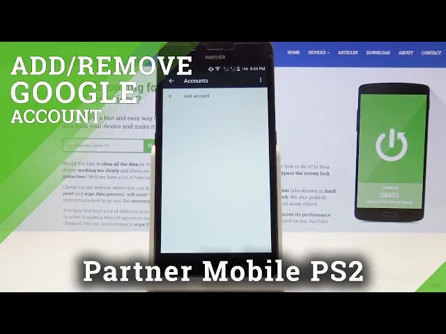 Video thumbnail for How to Add Google Account in Partner PS2 - Remove Google Account