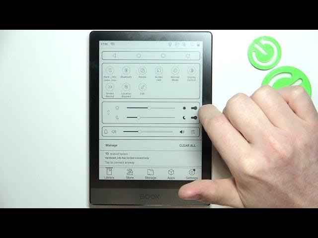 Video thumbnail for Onyx Boox Poke 3 How To Change Screen Brightness