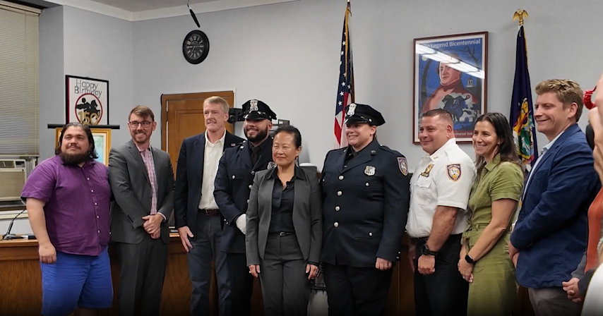Video thumbnail for Sleepy Hollow promotes first female police sergeant