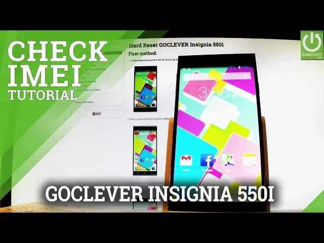 Video thumbnail for IMEI in GOCLEVER Insignia 550i - How to Read IMEI & Serial Number