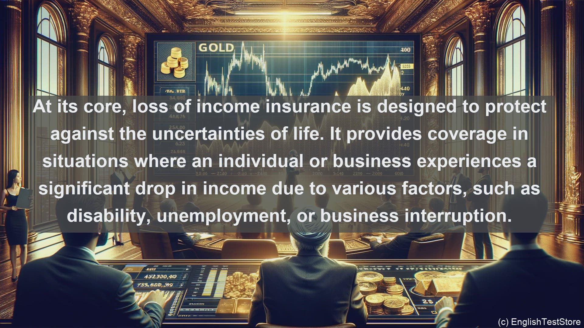 'Video thumbnail for Loss of income insurance in economics and finance'