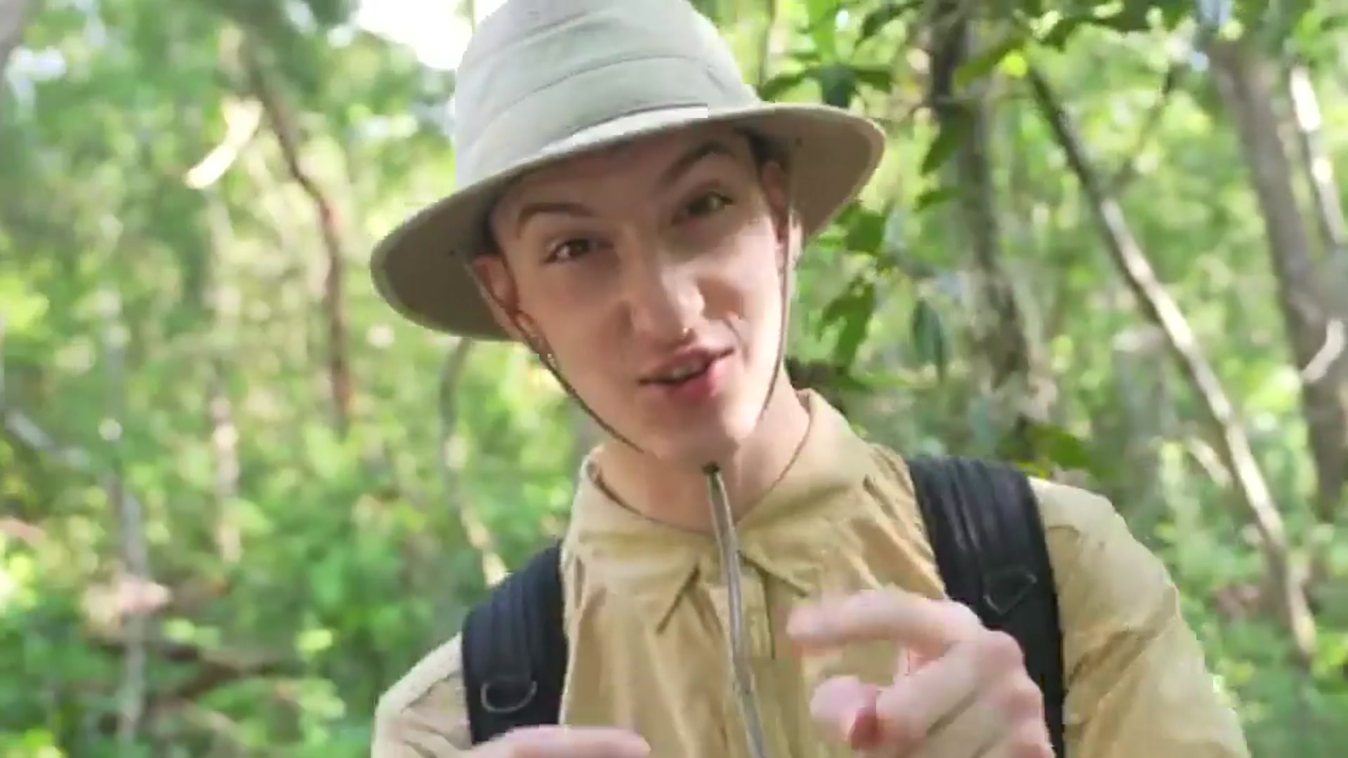 'Video thumbnail for frenchiefries: 24 hours solo jungle survival! building shelter & first time camping adventure in mexico'