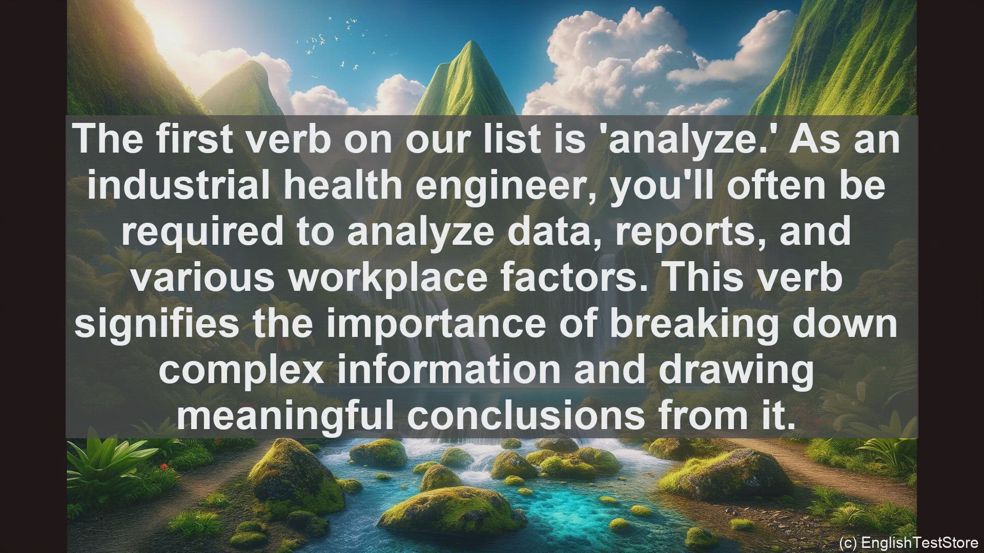 'Video thumbnail for Top 10 English Verbs for Industrial Health Engineer'