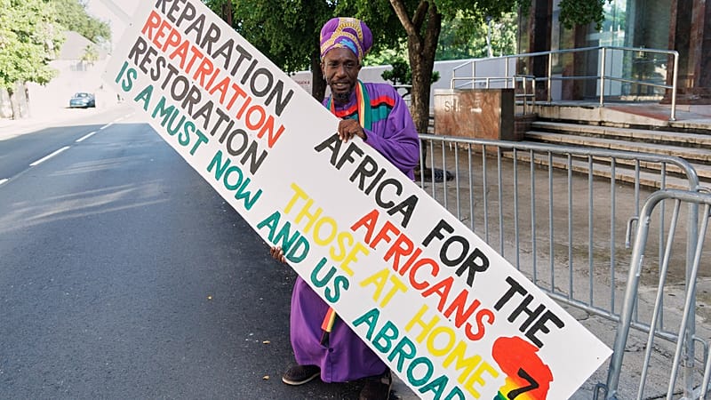 Video thumbnail for Calls for slavery reparations grow louder as British king visits Caribbean