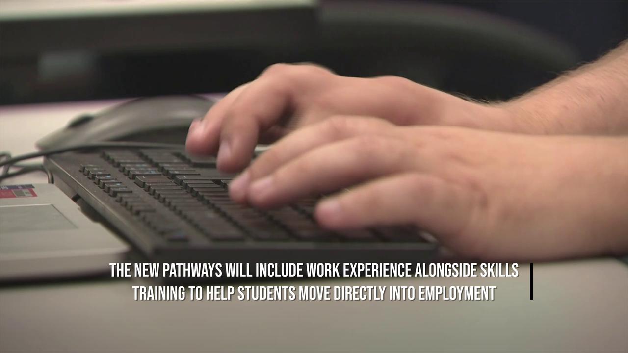Video thumbnail for Burnham Unveils Technical Education Overhaul To Boost Youth Employment.