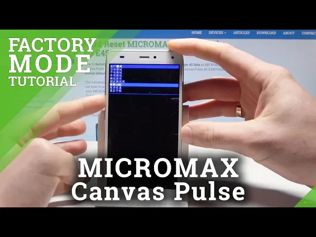 Video thumbnail for Factory Mode in MICROMAX Canvas Pulse - How to Open & Use Test Mode