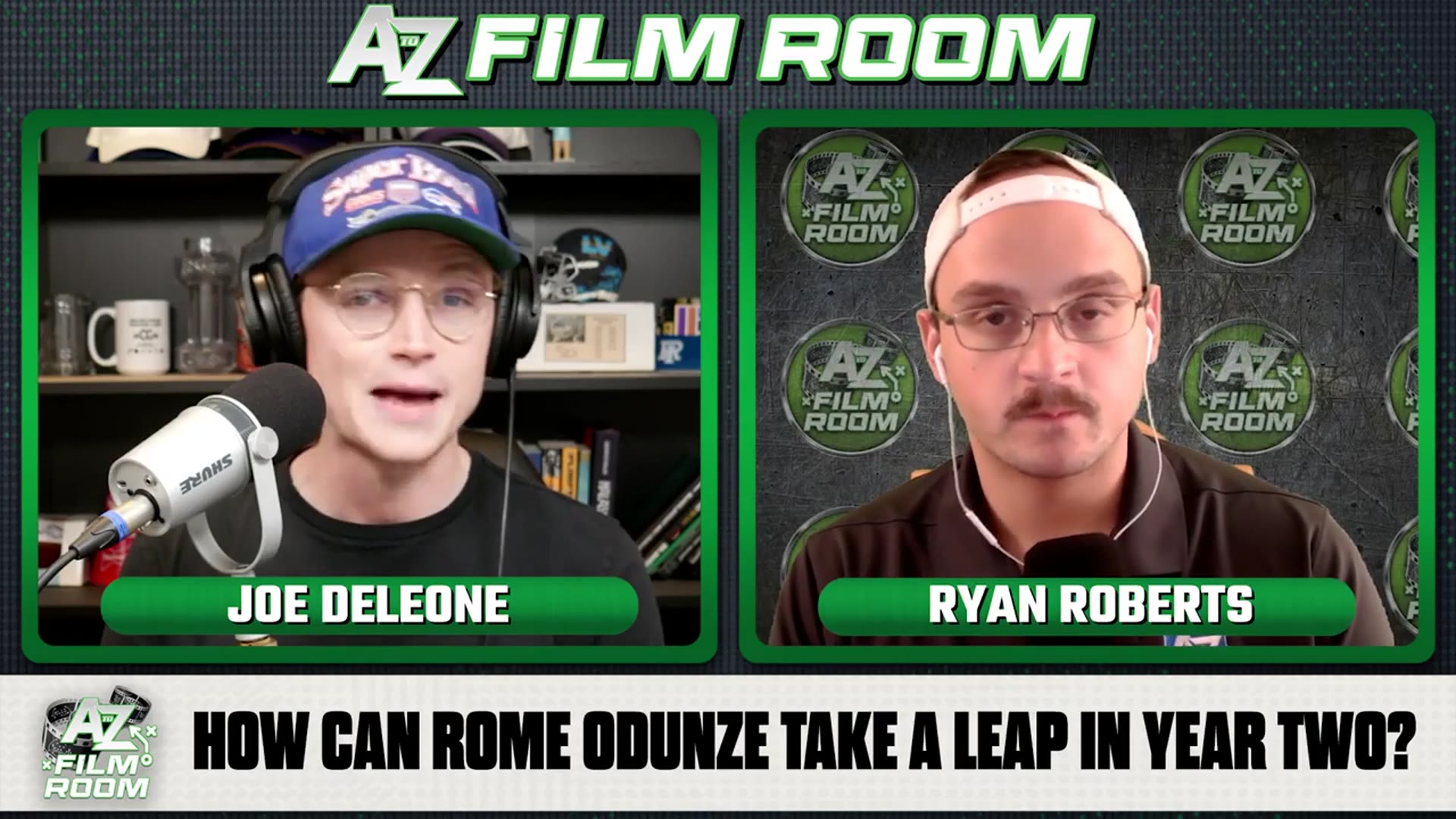 'Video thumbnail for a to z sports film room: rome odunze's year 2 breakout potential: bears' offensive strategy & film breakdown'