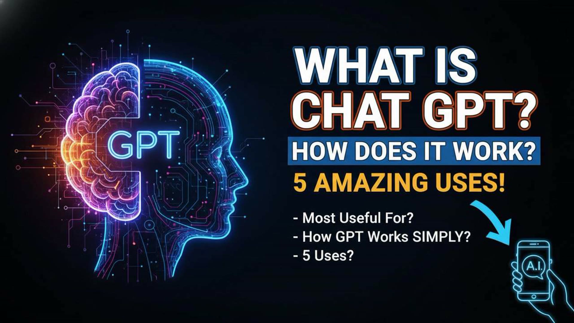 Video thumbnail for What is ChatGPT? How It Works and Why It Matters