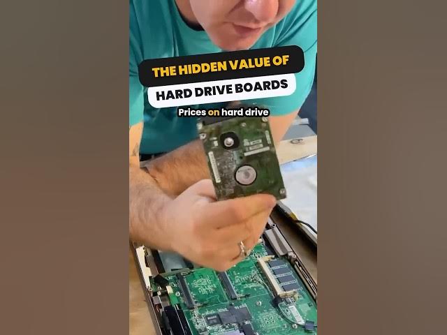 Video thumbnail for The hidden value of hard drive boards #eWaste