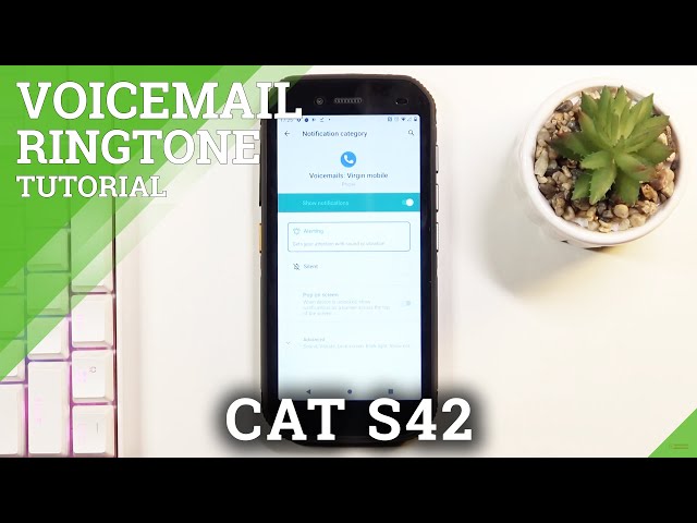 Video thumbnail for How to Change Voicemail Notification on CAT S42 – Set Up Voicemail Notification