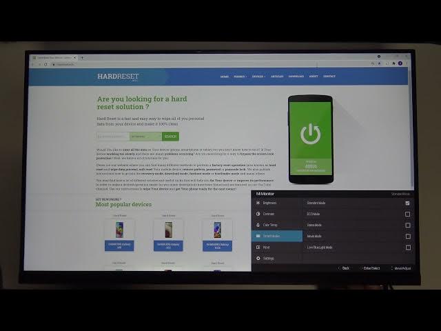 Video thumbnail for How to Change Picture Mode on XIAOMI Mi Desktop Monitor 1C - Movie Mode or Game Mode on Xiaomi