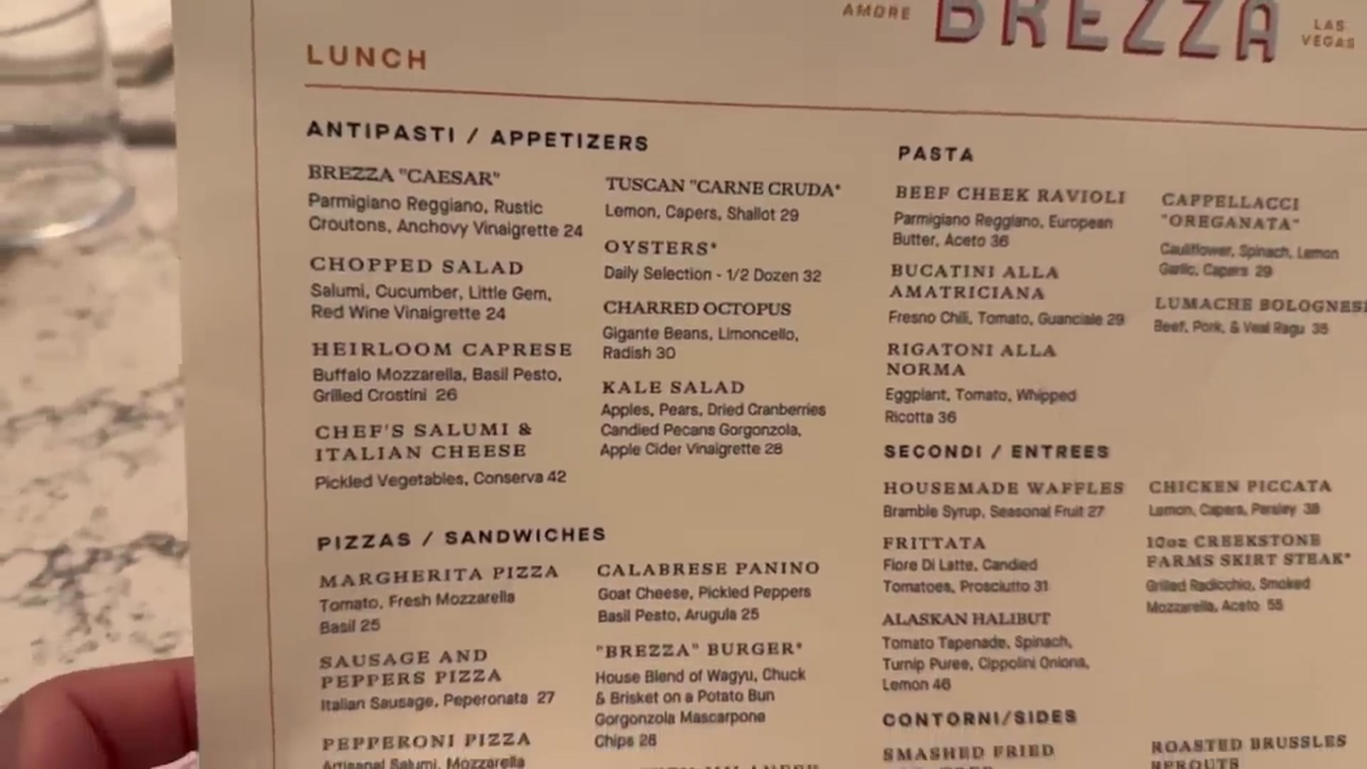 Video thumbnail for Brezza Italian Steakhouse Las Vegas(720P HD)