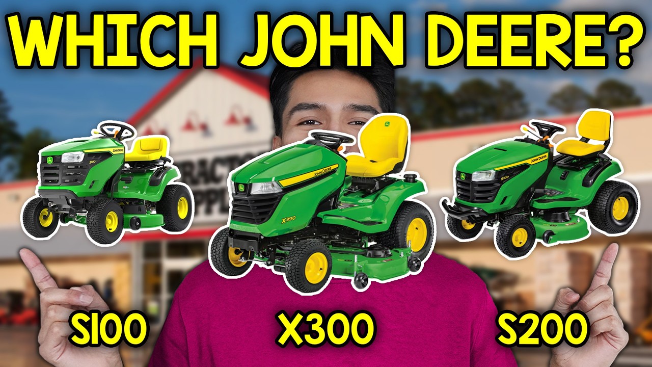 Video thumbnail for Don't Buy John Deere Before Watching This Video (S100 vs S200 vs X300)