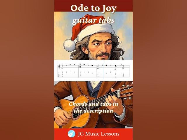 Video thumbnail for Ode to Joy guitar tabs 🎸