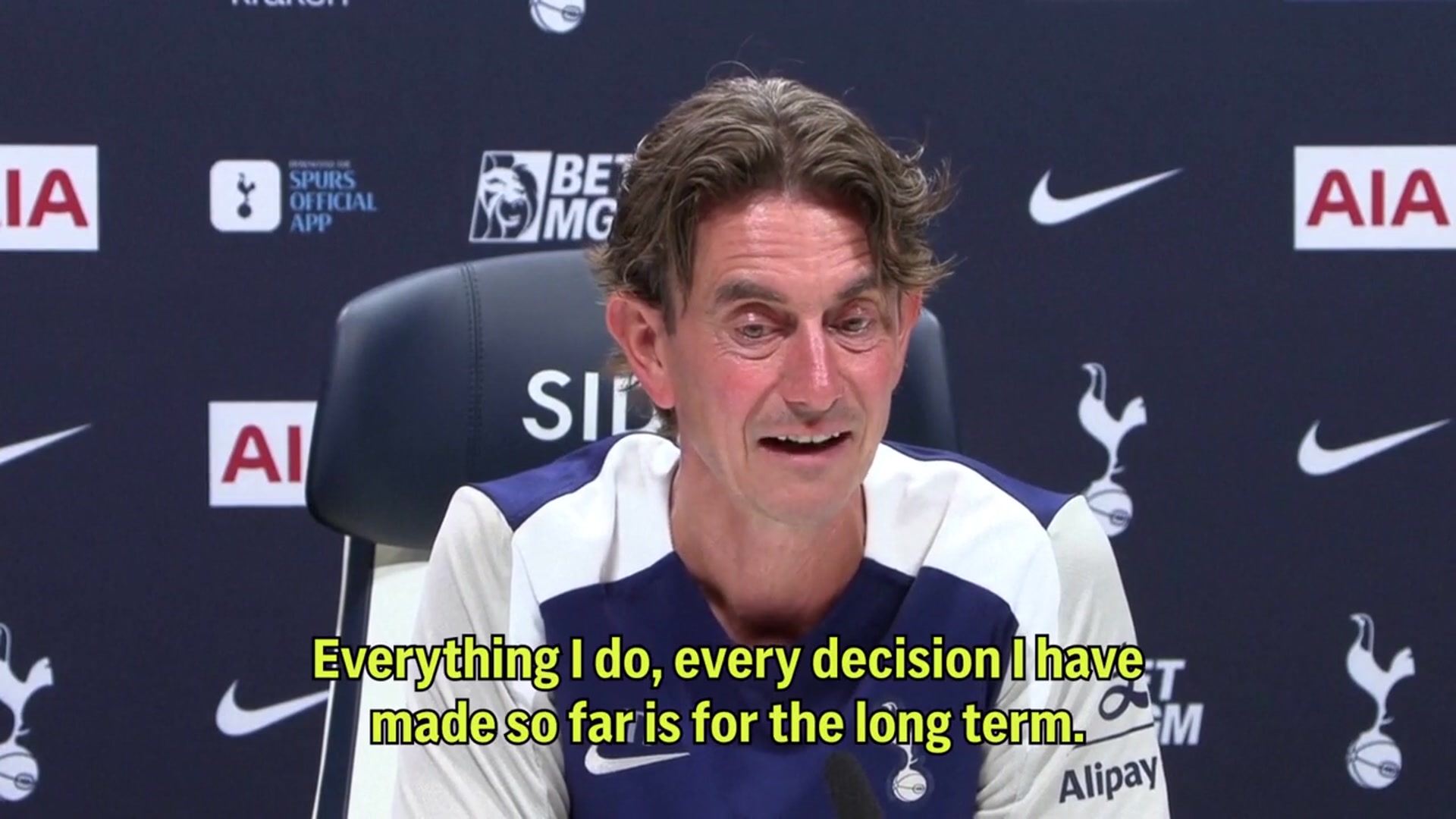 'Video thumbnail for 'For the long term' - Thomas Frank on his new challenge at Spurs'