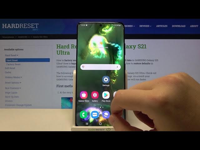 Video thumbnail for Samsung Galaxy S21 Ultra Display Charging Speed on Lock Screen
