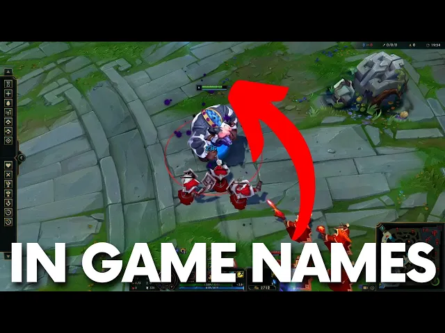 Video thumbnail for How to Show / Hide Nicknames in League of Legends - Champions Name in LOL #lolguide