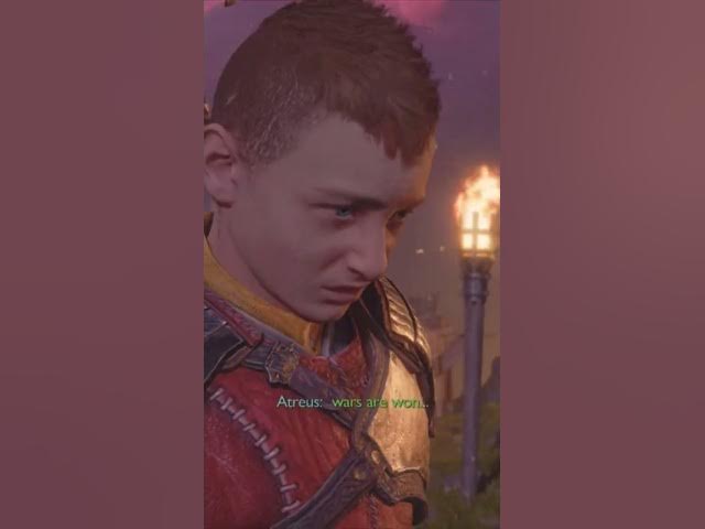 Video thumbnail for it shows kratos does care for his son