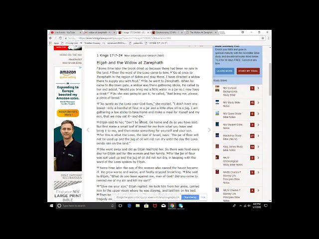 Video thumbnail for The Widow At Zarephath, From The Relative To The Absolute