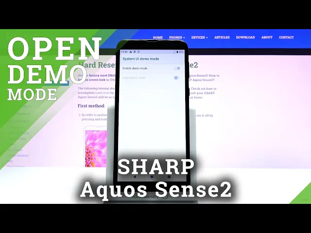 Video thumbnail for How to Enter Demo Mode in SHARP Aquos Sense2 – Demo Mode Settings