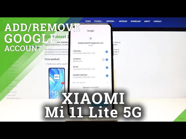 Video thumbnail for How to Add and Remove Google Account on XIAOMI Mi 11 Lite 5G – Change Google Account