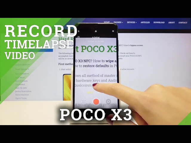 Video thumbnail for How to Record Timelapse in POCO X3