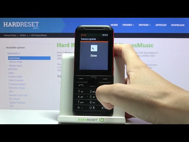 Video thumbnail for How to Change Language on NOKIA 5310 (2020) - Change Device Language