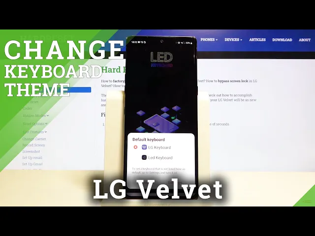 Video thumbnail for How to Download LED Keyboard in LG Velvet – Install LED Keyboard