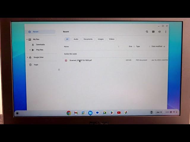 Video thumbnail for Asus Chromebook Flip C214 How To Delete Files