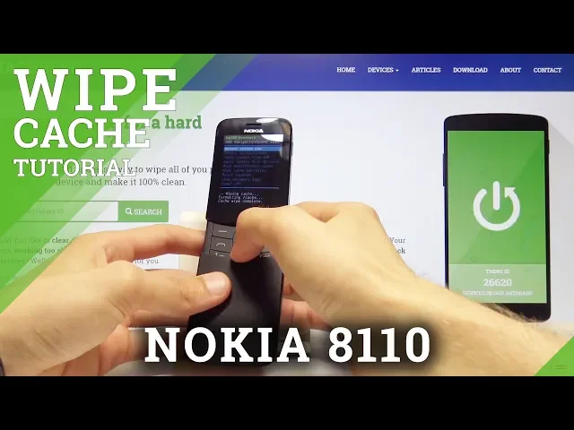 Video thumbnail for NOKIA 8110 4G Wipe Cache