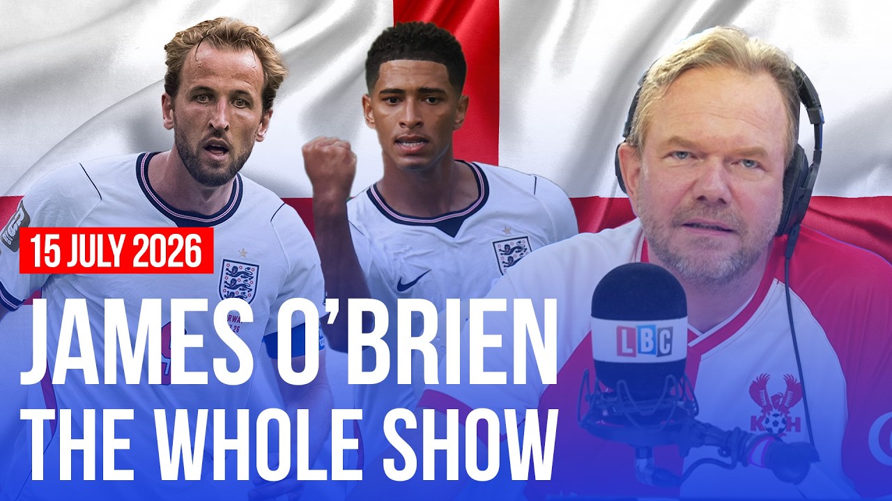 Video thumbnail for Why we are so moved by England at the World Cup | James O’Brien - The Whole Show