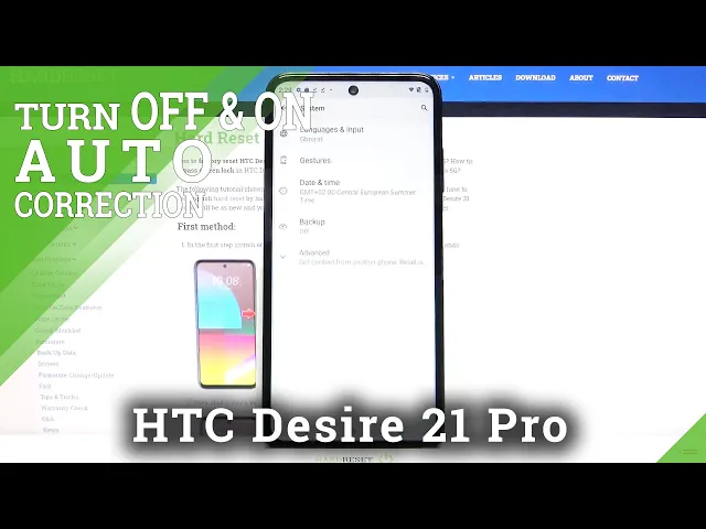 Video thumbnail for Keyboard Features and Auto-Correction Option - HTC Desire 21 Pro