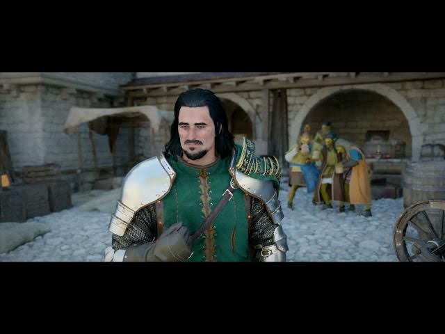 Video thumbnail for Crimson Desert - Epilogue: Peace In Hernand: Talk with Barden Middler Cutscene (Became Baron)