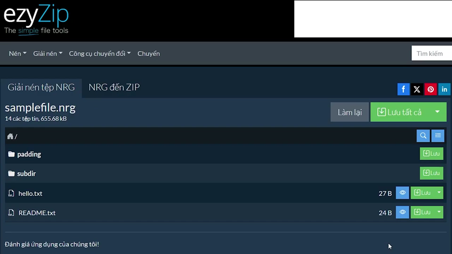 Video thumbnail for 📀 Cách Giải Nén Tệp NRG Trực Tuyến Miễn Phí | Không Cần Cài Đặt Phần Mềm