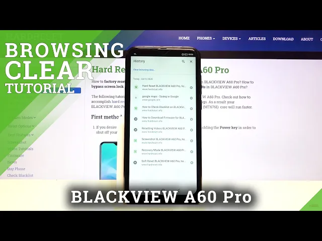 Video thumbnail for How to Clear Browsing History in BLACKVIEW A60 Pro – Erase Browsing History