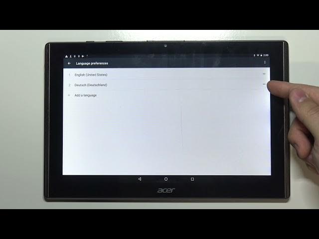 Video thumbnail for How to Change Language in ACER B3-A40 Iconia One 10 – Set Up Default Language