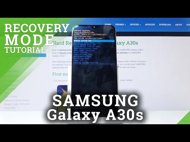 Video thumbnail for How to Use Recovery Mode in SAMSUNG Galaxy A30s – Open & Exit Recovery